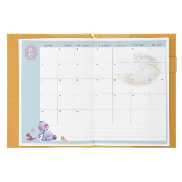 プー&フレンズ 手帳・スケジュール帳 B6 型押し CALENDAR & ORGANIZER 2027 2,800円