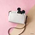 ミッキー／パスケース付きショルダーバッグ