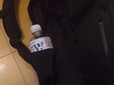 【ワークマン 防水デイバッグ】サイドポケットには飲み物を入れられます