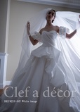 クラウディア｜「Clef a decor-クレアデコール」新作ウェディングドレス｜DEC0215_Offwhite
