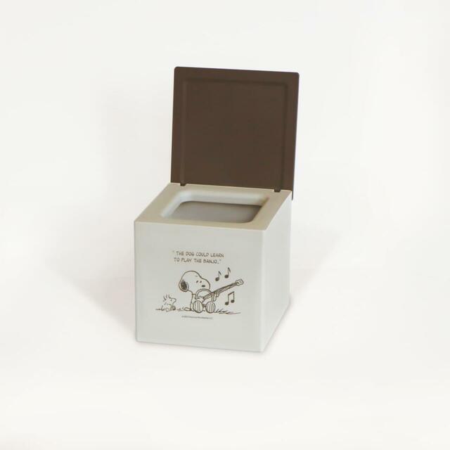 水回りで活躍　フタ付きティッシュケース「スヌーピー」