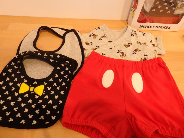 ベビーギフト、ミッキーなりきりセット