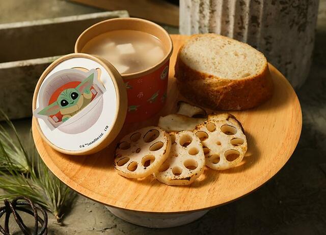 「＜グローグー＞選べるスーププレート（ボーンブロス）」＜税込2,190円＞【東京ソラマチで「STAR WARS」OH MY CAFE開催】