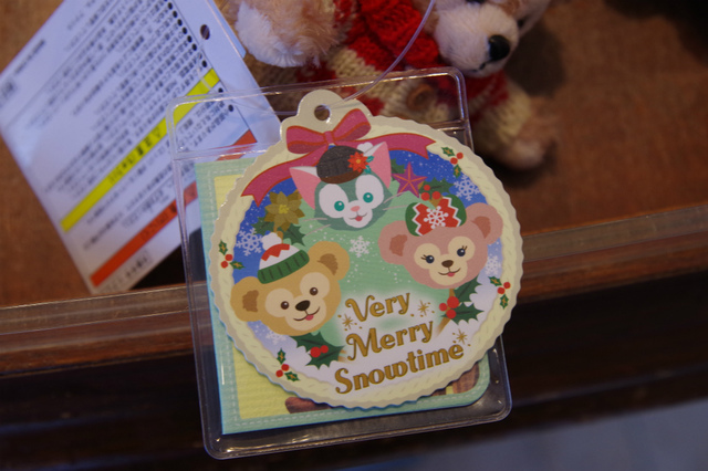 ダッフィーのクリスマスタグ
