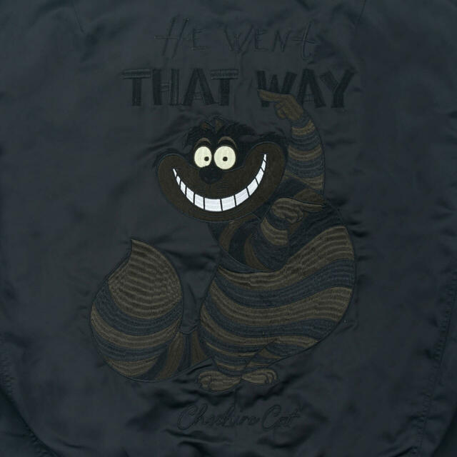 チェシャ猫 ブルゾン 蓄光 ブラック CHESHIRE CAT 14,000円