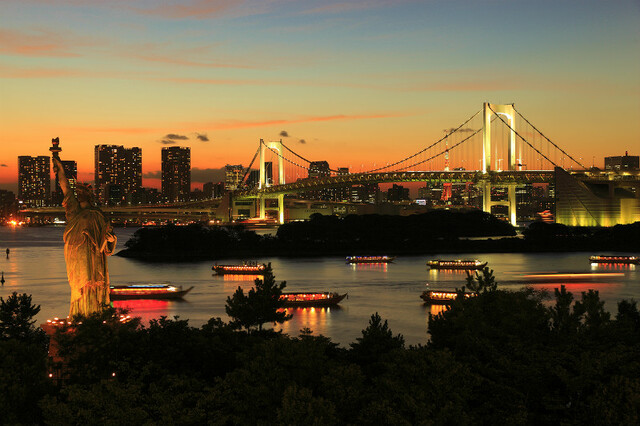 日本夜景遺産認定地:お台場海浜公園