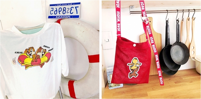 チップ&デール Tシャツ M、Lサイズ 2,900円 ／ サコッシュ 2,900円
