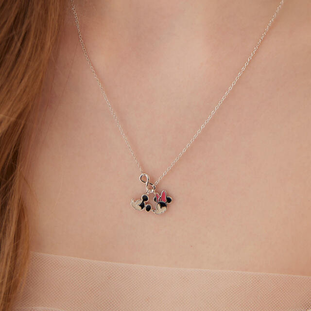 【RAVIPA】ミッキー＆ミニー ネックレス フェイス Mickey ＆ Friends 18,000円