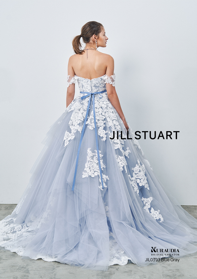 【JILL STUART（ジルスチュアート）新作ウェディングドレス】JIL0393-Blue_Gray