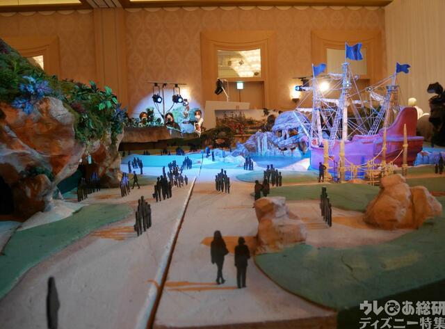 東京ディズニーシー新エリア「ファンタジースプリングス」模型展示