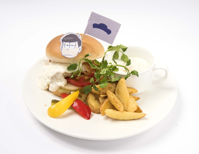 一松のフィッシュバーガー　1,706円 (税抜き1,580円)　©赤塚不二夫/おそ松さん制作委員会