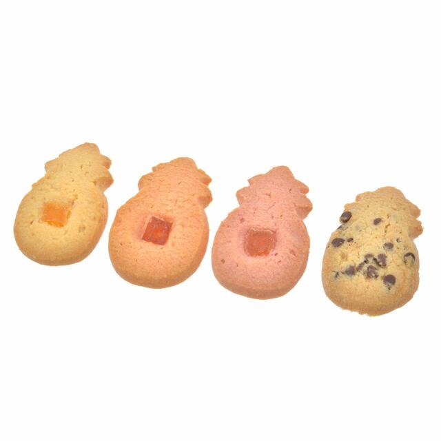【Honolulu Cookie Company】スティッチ&スクランプ クッキー パイナップル型ボックス入り 3,888円