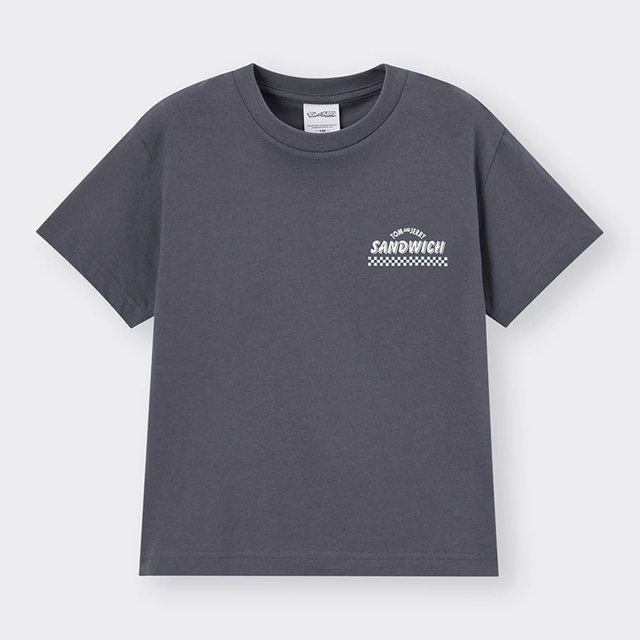 KIDS(男女兼用)グラフィックT(半袖) ¥990｜GU「トムとジェリー」コレクション