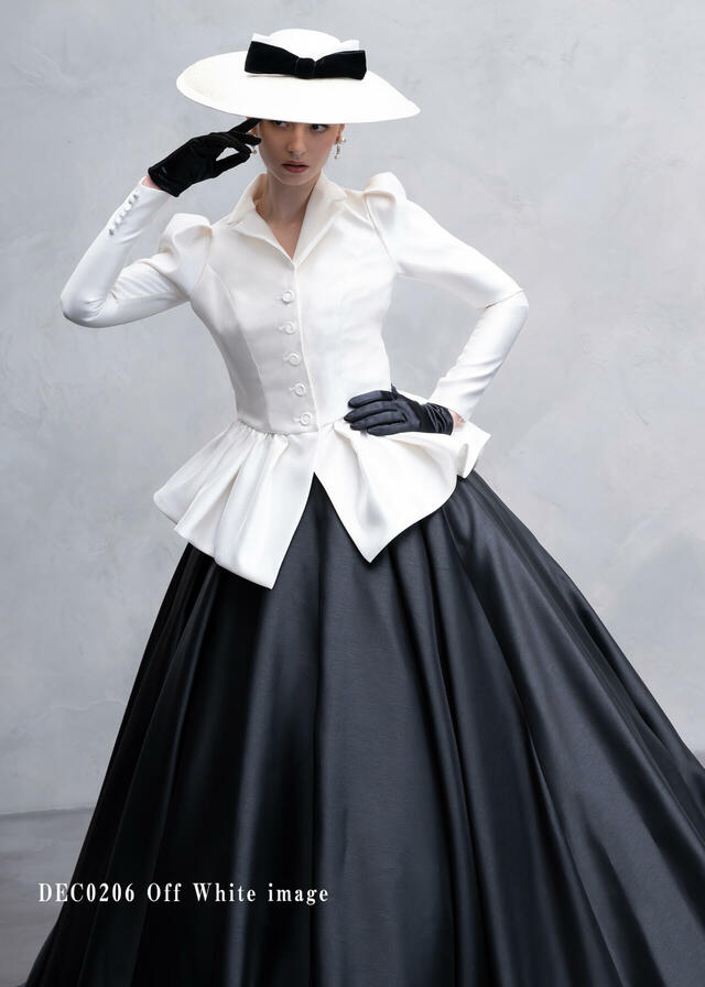 クラウディア｜「Clef a decor-クレアデコール」新作ウェディングドレス｜DEC0206_Offwhite