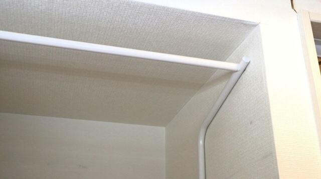 【ニトリ 洗濯機ラック】本体と壁の間は約5cm確保することが推奨されています（わが家はギリギリを覚悟で設置）