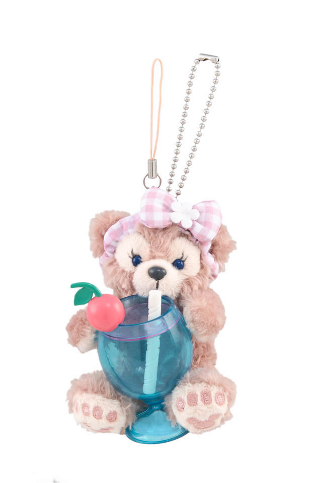 ぬいぐるみストラップ 2,100円｜サイズ：高さ約10cm｜ダッフィー＆フレンズのテイスティ・サマー・サプライズ