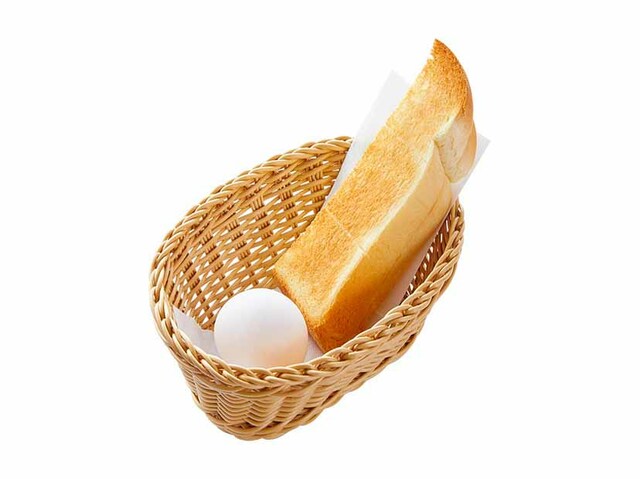 「選べるモーニング」山食パン(トースト)+定番ゆで玉子
