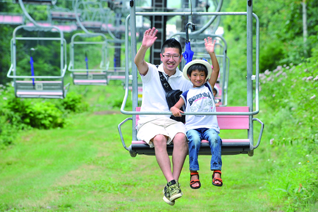 たんばらラベンダーパーク　夏山リフト