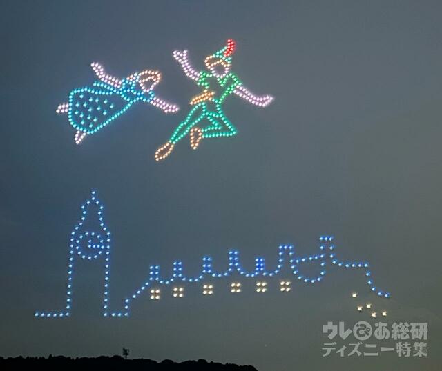 東京ディズニーリゾート４０周年スペシャルドローンショー　（iPhone14で撮影）
