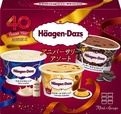 ハーゲンダッツ『アニバーサリー アソート(ミルククラシック・カスタードプディング・クッキー＆チョコレート)』