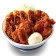 チキンカツとから揚げの合い盛り丼