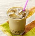 「タピオカほうじ茶ラテ」 (ICED)
