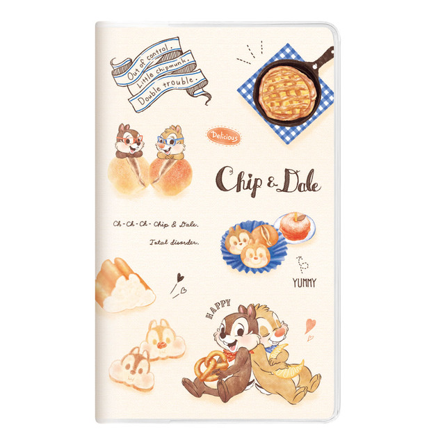 チップ&デール×フードモチーフが可愛い カミオジャパン ディズニースケジュール帳