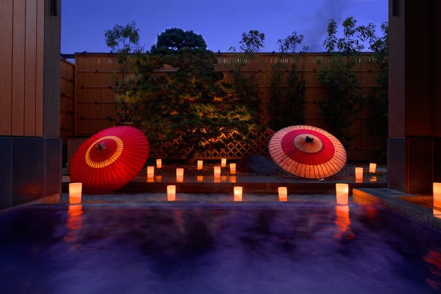 界 加賀　大浴場ライトアップ