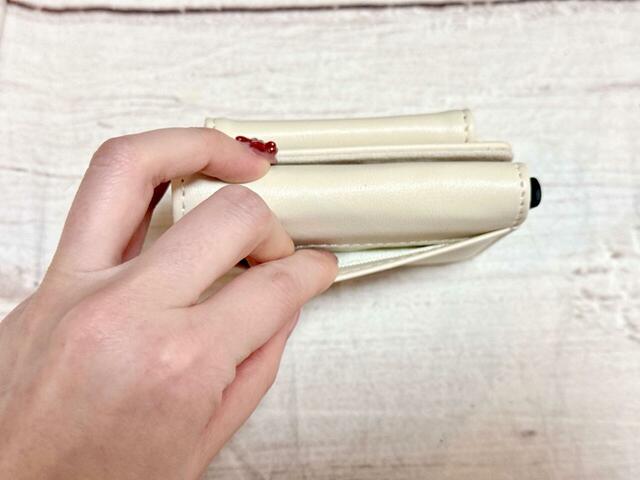 背面にもカードポケットつき！【3COINS《7枚入る》スキミング防止カードケース】