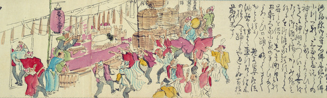 近世珍話(部分) 前川五嶺筆 3巻のうち下巻 江戸時代 慶応三年(1867) 京都国立博物館蔵 【全会場】