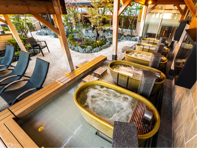 「RAKU SPA 鶴見」のお風呂