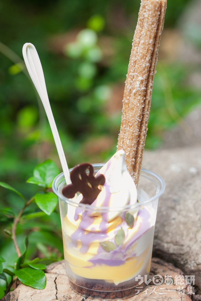 クリッターサンデー（ミッキーチュロス＆ミックスソフトクリーム）｜東京ディズニーランド「ディズニー・ハロウィーン」2016