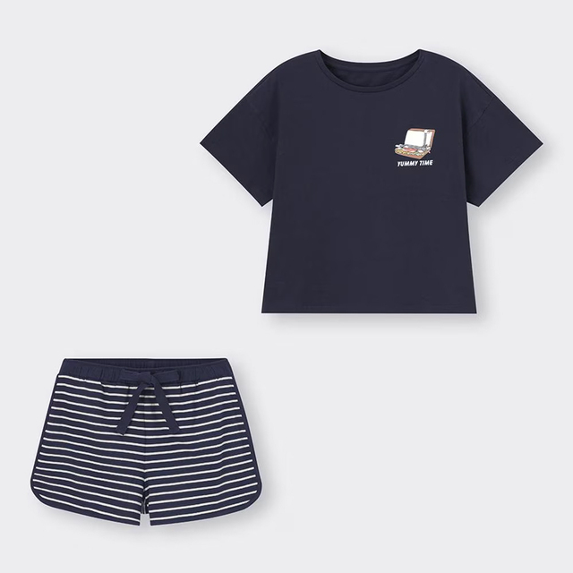 ラウンジセット(半袖&ショートパンツ) ¥2,990｜GU「トムとジェリー」コレクション