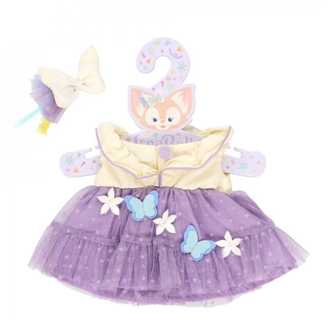 ぬいぐるみコスチューム 5,600円｜セット内容：髪飾り、ワンピース ※ぬいぐるみは含まれません｜「ダッフィー＆フレンズのフロム・オール・オブ・アス」グッズ｜東京ディズニーリゾート40周年“ドリームゴーラウンド”｜発売日：2023年4月10日（月）｜販売店舗：東京ディズニーシー「マクダックス・デパートメントストア」