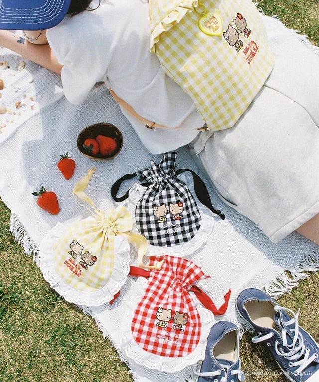 【MILKFED.×ハローキティ】本コラボレーションでは、ハローキティと双子の妹”ミミィ”が登場。雑貨アイテムも多数！
