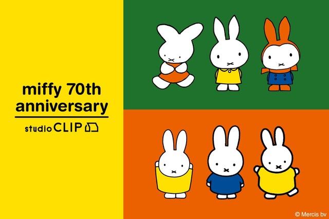 【ミッフィー / studio CLIP×Dick Bruna】周年ならではの特別なデザインの限定アイテムも多数！