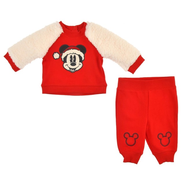 ミッキー ベビー用長袖トレーナー・パンツ ボア Disney Baby DISNEY CHRISTMAS 2022 3,630円
