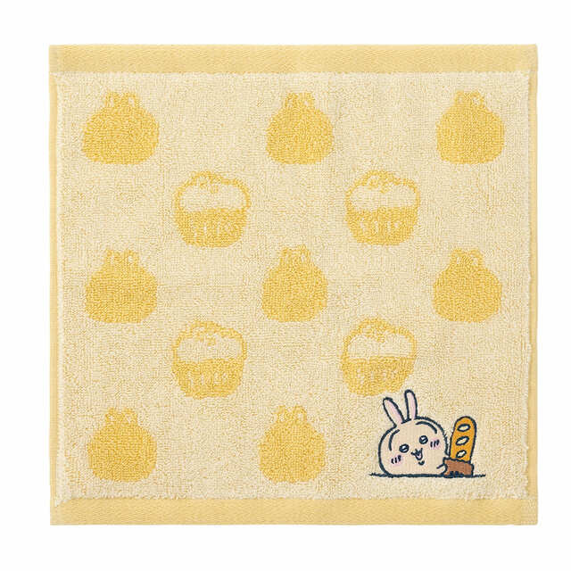 【ちいかわベーカリー】ジャガードハンドタオル(うさぎ) 990円
