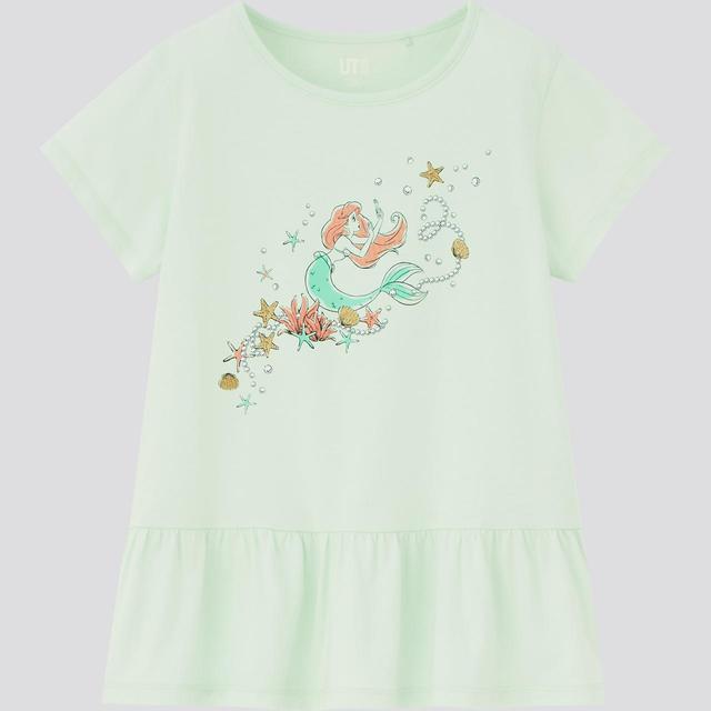 GIRLS ディズニー ヒロインズ & ビューティフル トレジャー UT グラフィックTシャツ（半袖）¥990＋消費税