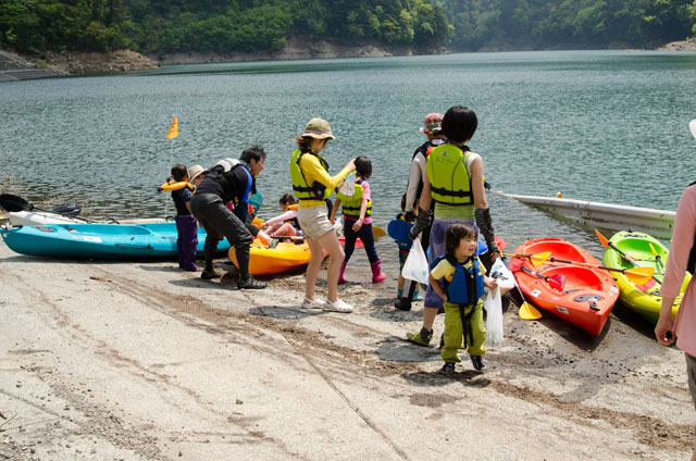 2時間程度で無事に帰着。満足そうな子どもたち。