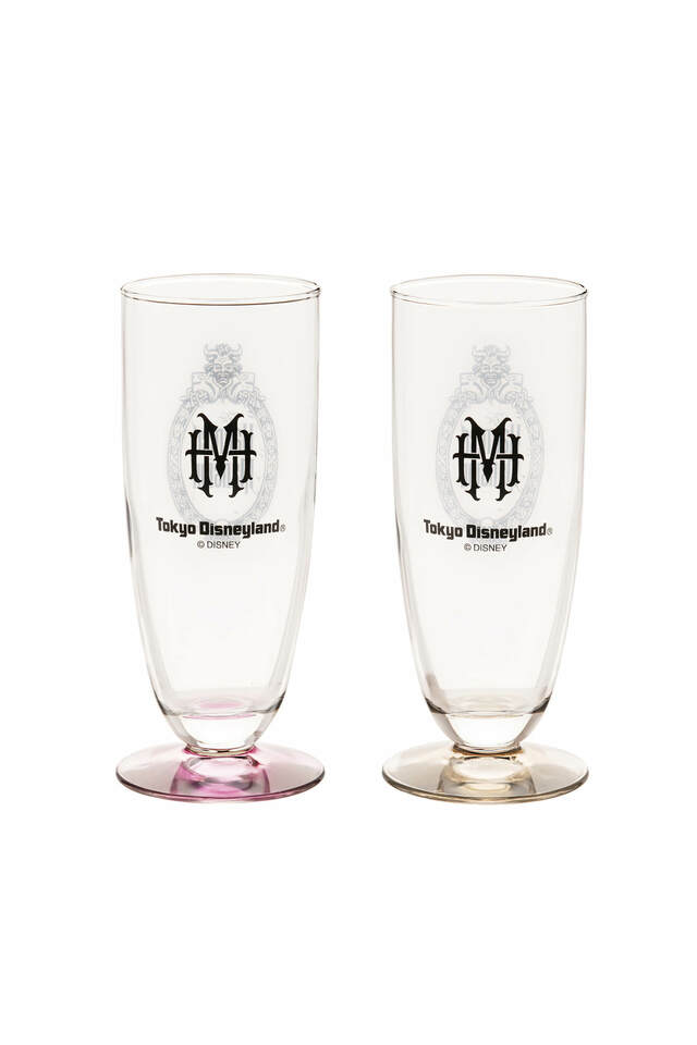 グラスセット 3,000円｜サイズ：直径約6×高さ約15cm、2個セット｜東京ディズニーリゾート「ディズニーストーリービヨンド」グッズ｜販売店舗：東京ディズニーランド「キングダム・トレジャー」｜発売日：2023年1月26日（木）
