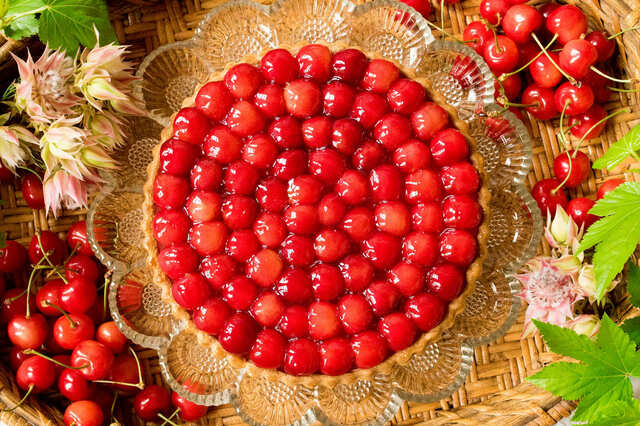 【キル フェ ボン】「特選 山形県産 佐藤錦のタルト」さくらんぼの王様とも呼ばれる「山形県産 佐藤錦」を使ったタルト