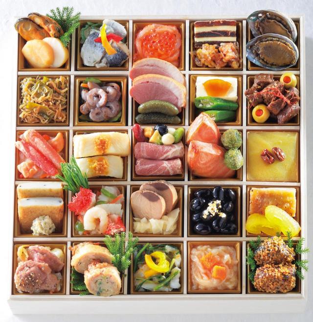 おつまみ玉手箱 2023 おつまみ風 一段 税込16,800円（30.6×30.6×6.5cm2人用）