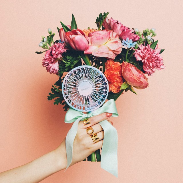 ハンディファン×ブーケ