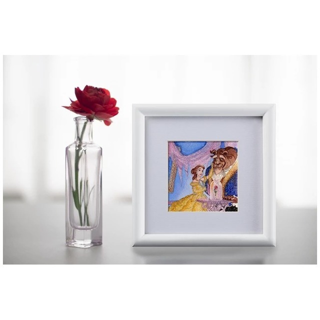 ジュエリー絵画　『美女と野獣』 SRサイズ （DBB1SR) 60,000円