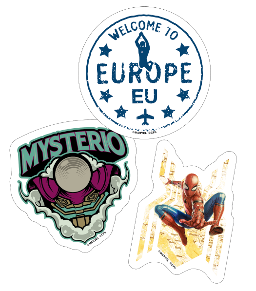 H賞（全6種）トラベルステッカー（3枚セット）