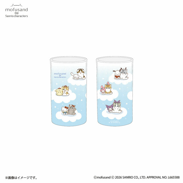 【mofusand×サンリオキャラクターズ 第3弾】レトログラス 2,530円(税込)