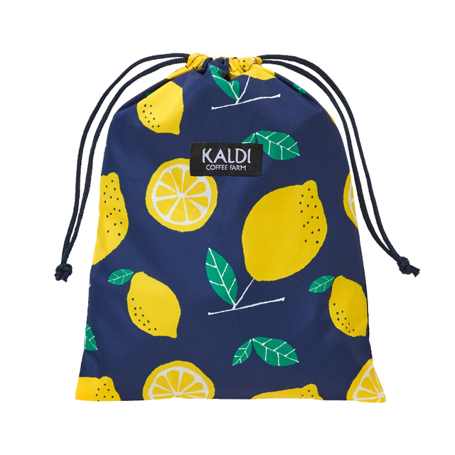 オリジナル レモン柄巾着