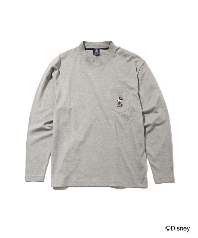 ポケットロングTシャツ 15,950円|J.PRESS「ミッキーマウス」カプセルコレクション