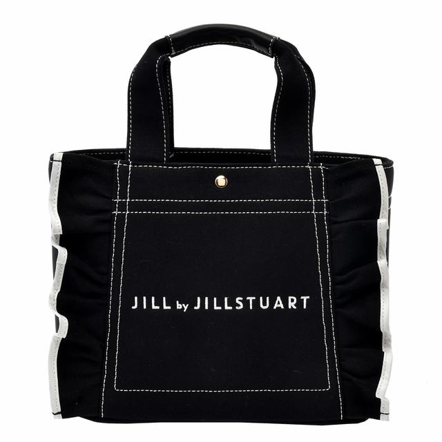 【JILL by JILLSTUART 】フリルトート(ブラック)/9,790円(税込)